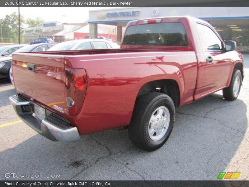 Cherry Red Metallic / Dark Pewter 2006 GMC Canyon SL Regular Cab