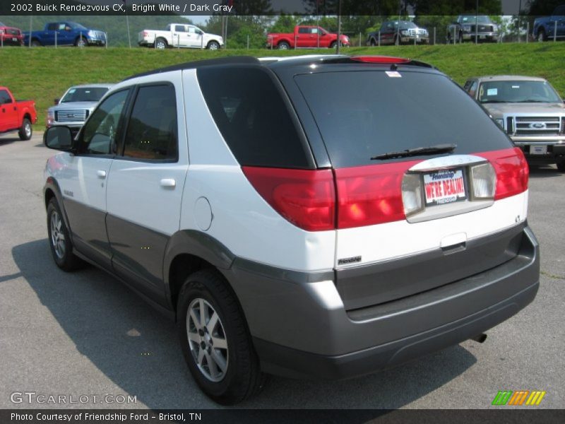 Bright White / Dark Gray 2002 Buick Rendezvous CX