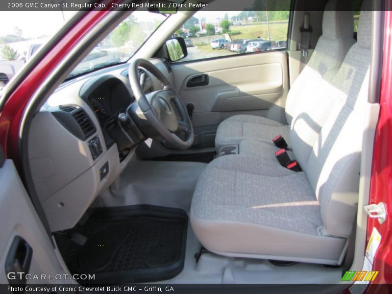  2006 Canyon SL Regular Cab Dark Pewter Interior