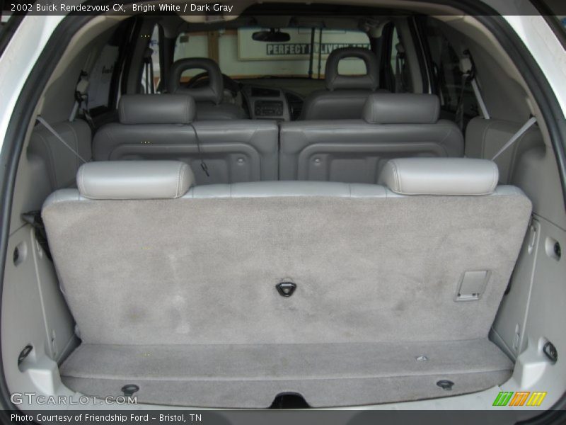 Bright White / Dark Gray 2002 Buick Rendezvous CX