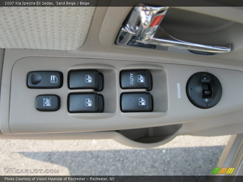 Controls of 2007 Spectra EX Sedan