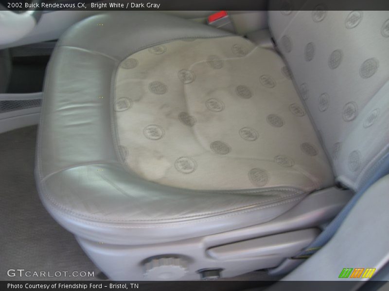 Bright White / Dark Gray 2002 Buick Rendezvous CX