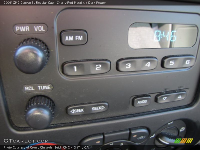 Controls of 2006 Canyon SL Regular Cab