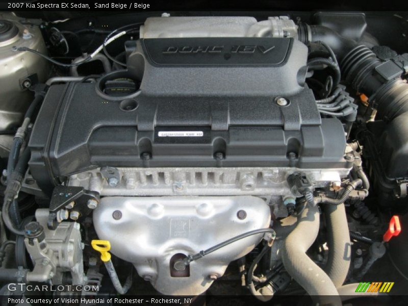  2007 Spectra EX Sedan Engine - 2.0 Liter DOHC 16V VVT 4 Cylinder