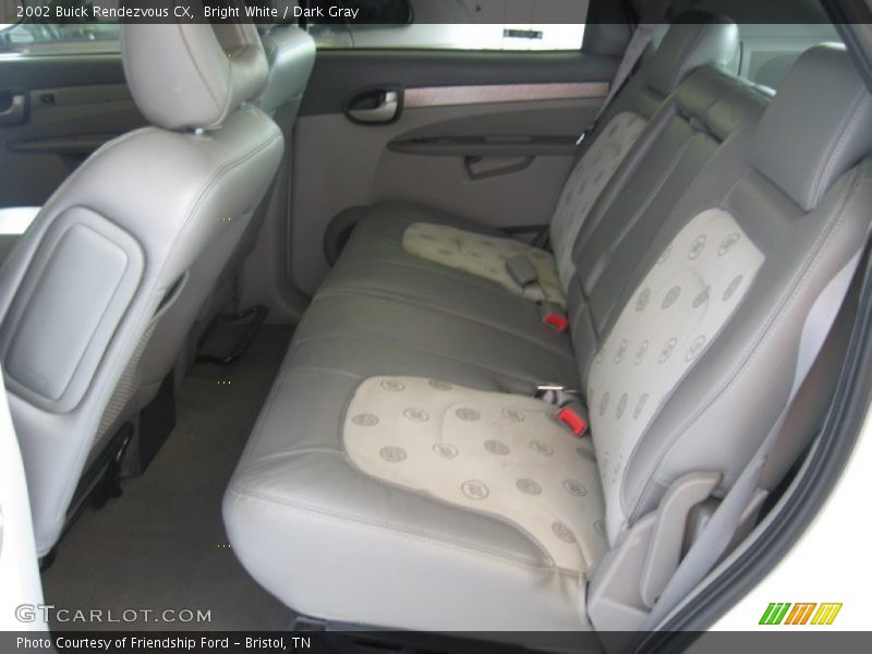 Bright White / Dark Gray 2002 Buick Rendezvous CX