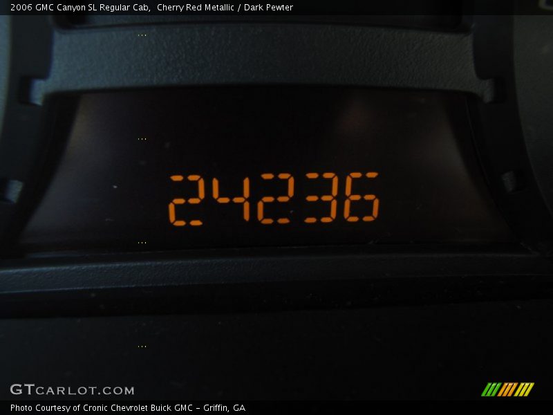 Cherry Red Metallic / Dark Pewter 2006 GMC Canyon SL Regular Cab