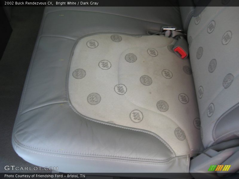 Bright White / Dark Gray 2002 Buick Rendezvous CX
