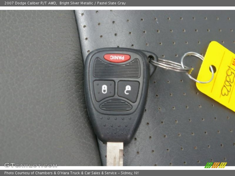Bright Silver Metallic / Pastel Slate Gray 2007 Dodge Caliber R/T AWD