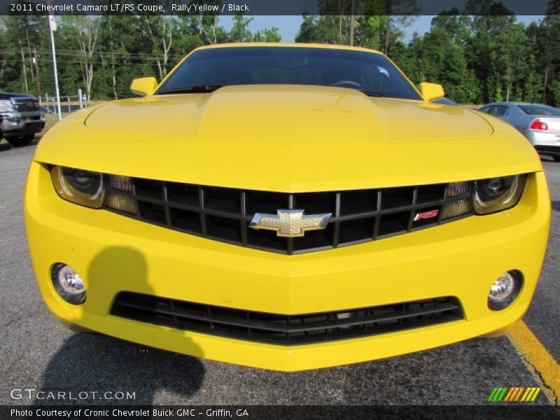 Rally Yellow / Black 2011 Chevrolet Camaro LT/RS Coupe