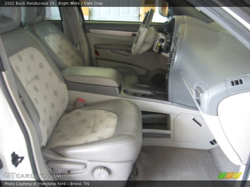 Bright White / Dark Gray 2002 Buick Rendezvous CX
