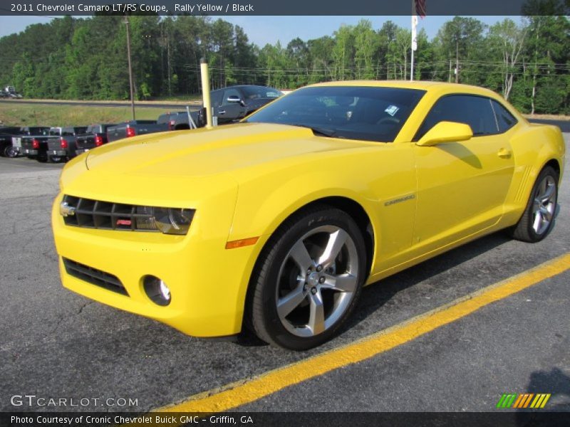 Rally Yellow / Black 2011 Chevrolet Camaro LT/RS Coupe