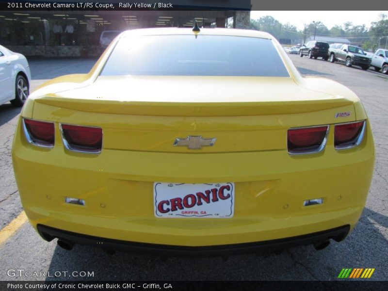 Rally Yellow / Black 2011 Chevrolet Camaro LT/RS Coupe