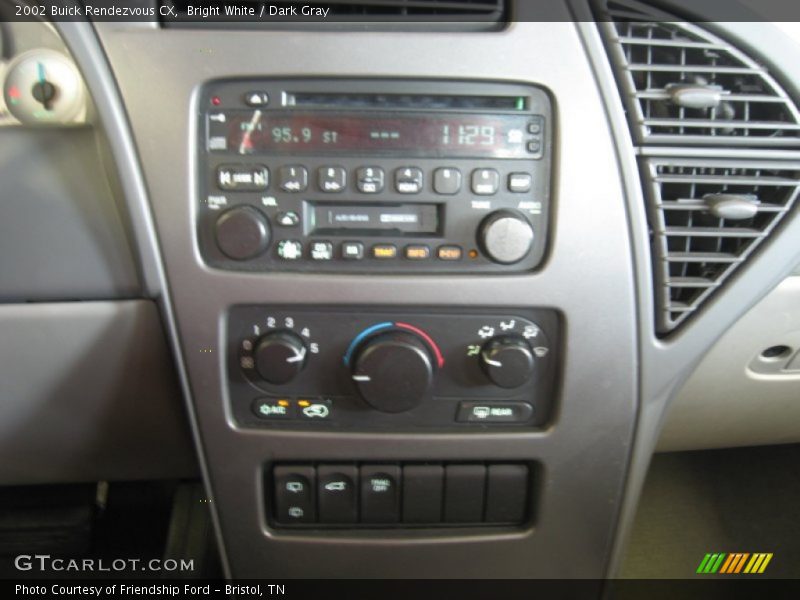 Bright White / Dark Gray 2002 Buick Rendezvous CX