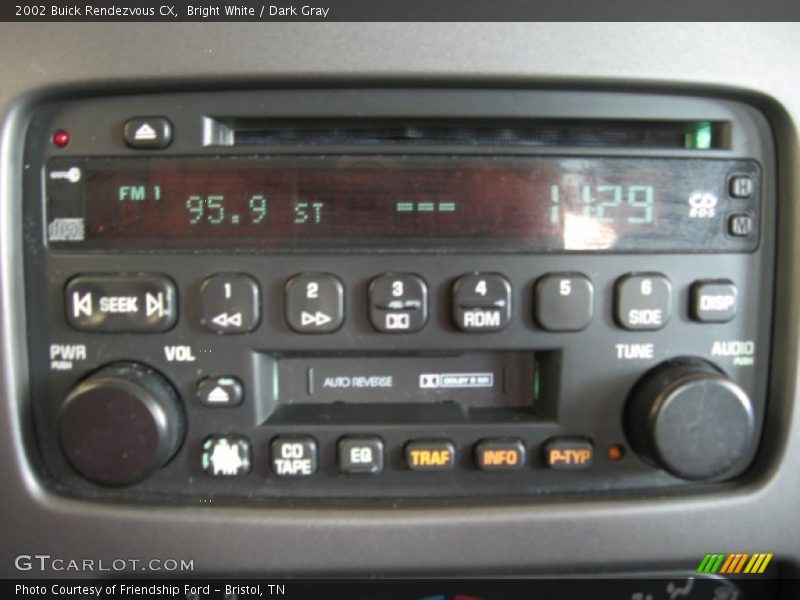 Bright White / Dark Gray 2002 Buick Rendezvous CX