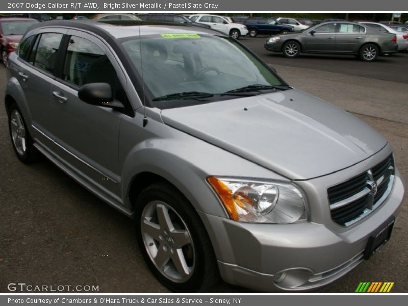 Bright Silver Metallic / Pastel Slate Gray 2007 Dodge Caliber R/T AWD