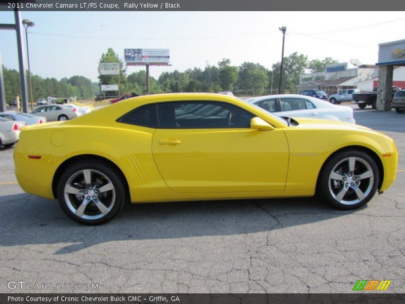 Rally Yellow / Black 2011 Chevrolet Camaro LT/RS Coupe