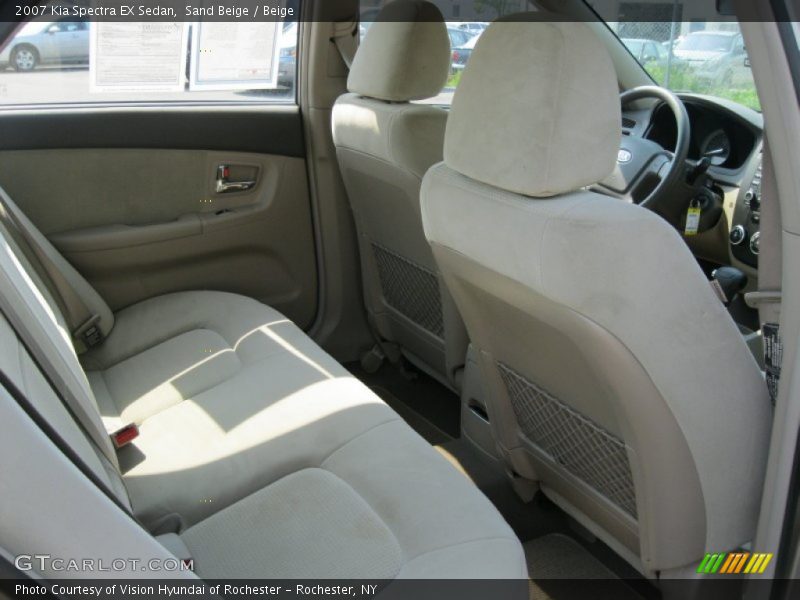  2007 Spectra EX Sedan Beige Interior