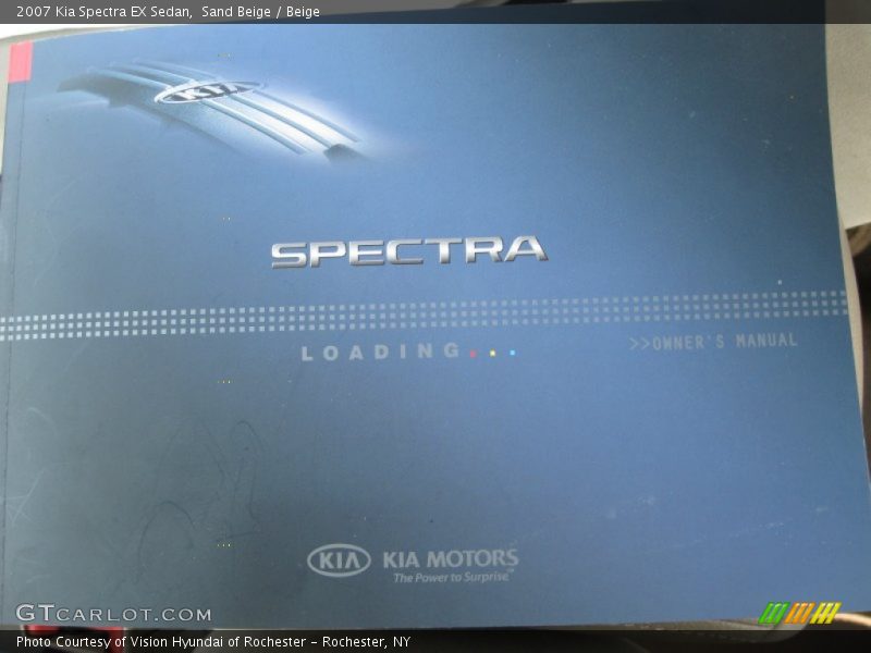 Books/Manuals of 2007 Spectra EX Sedan