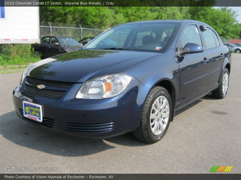 Imperial Blue Metallic / Gray 2010 Chevrolet Cobalt LT Sedan