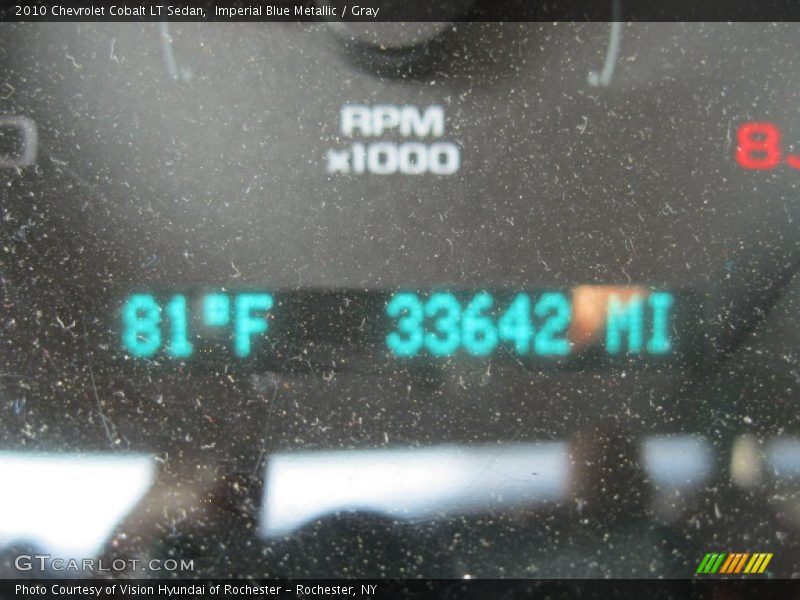 Imperial Blue Metallic / Gray 2010 Chevrolet Cobalt LT Sedan