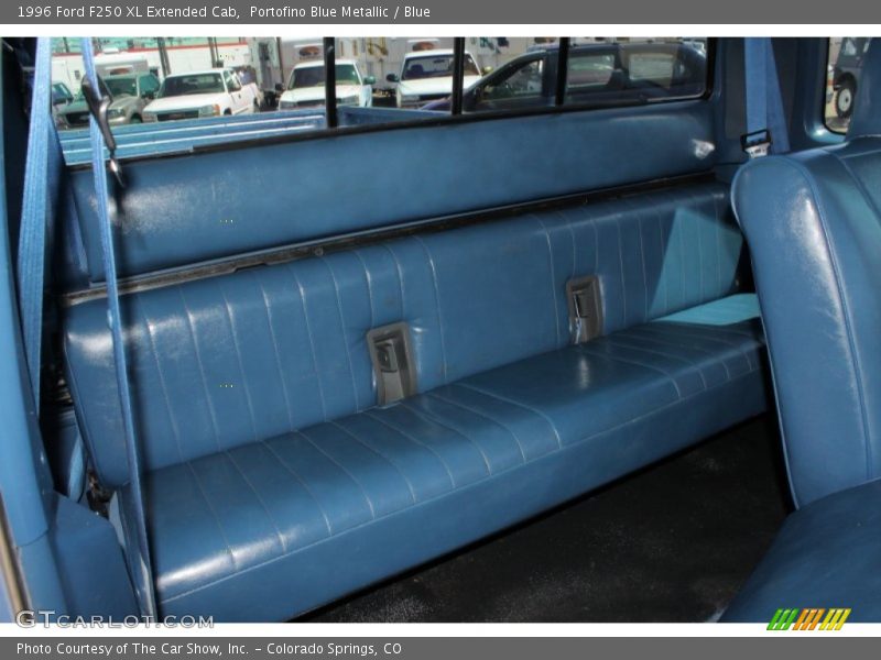  1996 F250 XL Extended Cab Blue Interior