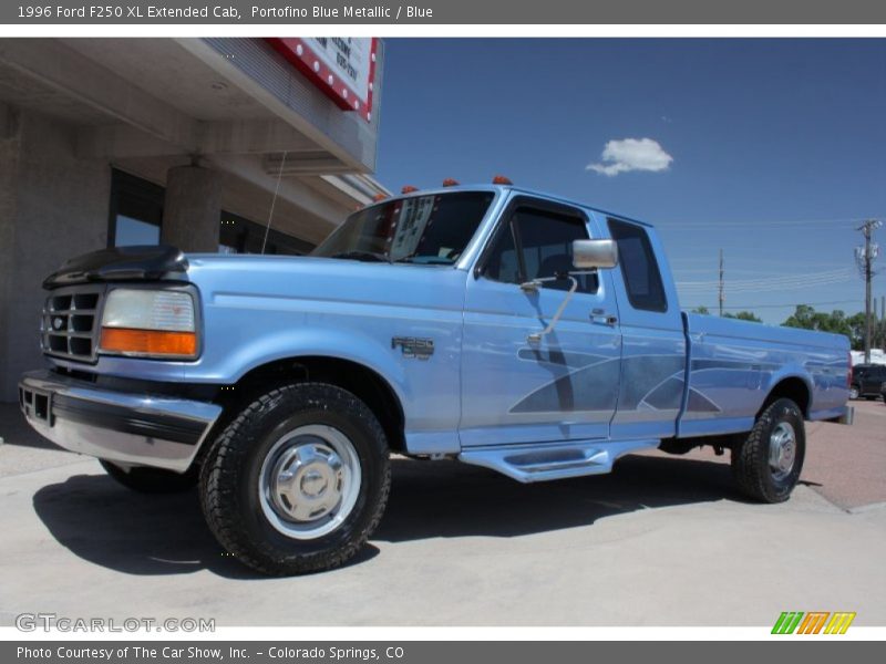  1996 F250 XL Extended Cab Portofino Blue Metallic