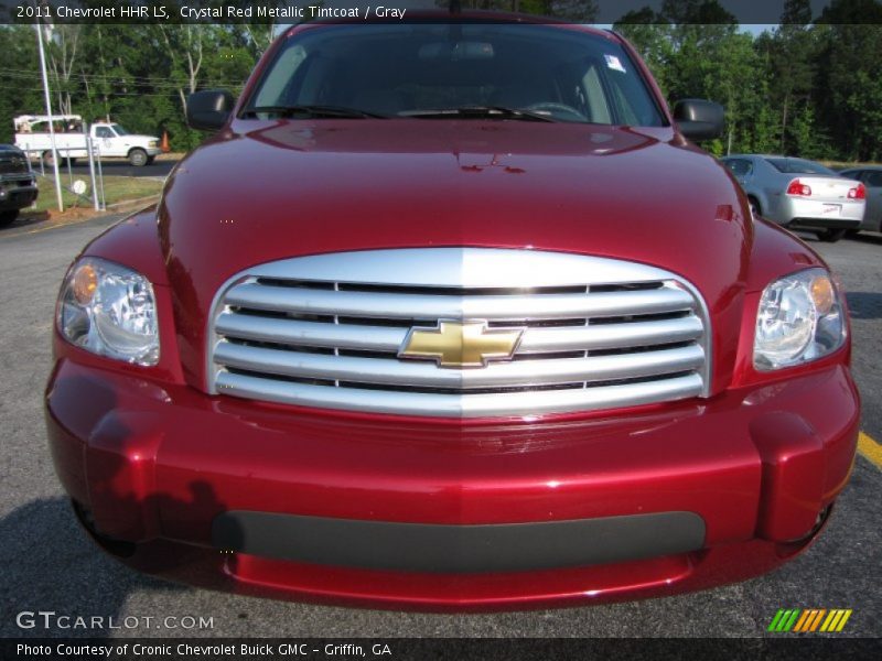 Crystal Red Metallic Tintcoat / Gray 2011 Chevrolet HHR LS
