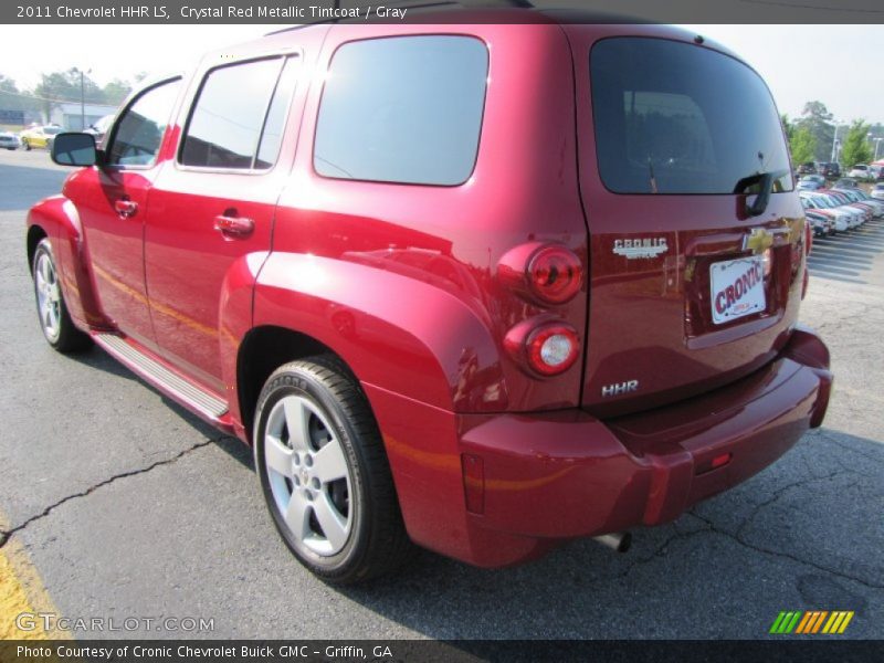 Crystal Red Metallic Tintcoat / Gray 2011 Chevrolet HHR LS