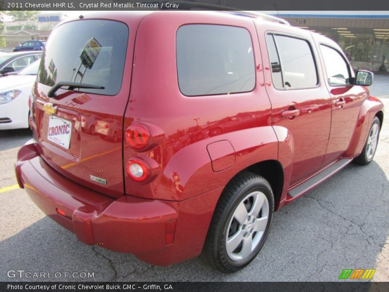 Crystal Red Metallic Tintcoat / Gray 2011 Chevrolet HHR LS