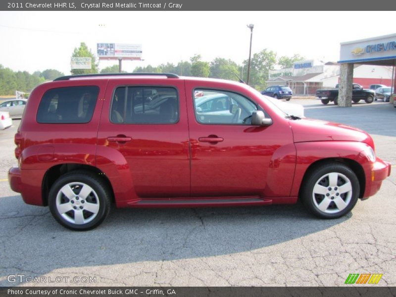 Crystal Red Metallic Tintcoat / Gray 2011 Chevrolet HHR LS