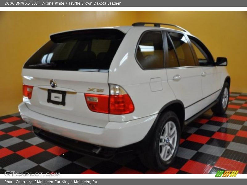Alpine White / Truffle Brown Dakota Leather 2006 BMW X5 3.0i
