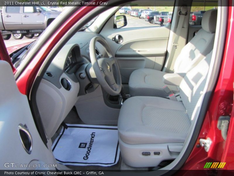 Crystal Red Metallic Tintcoat / Gray 2011 Chevrolet HHR LS