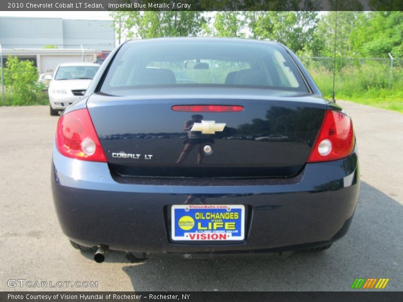 Imperial Blue Metallic / Gray 2010 Chevrolet Cobalt LT Sedan