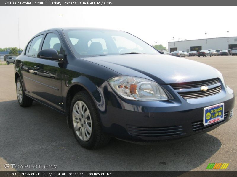 Imperial Blue Metallic / Gray 2010 Chevrolet Cobalt LT Sedan