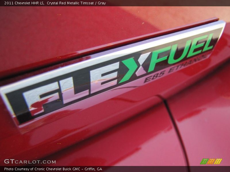 Crystal Red Metallic Tintcoat / Gray 2011 Chevrolet HHR LS