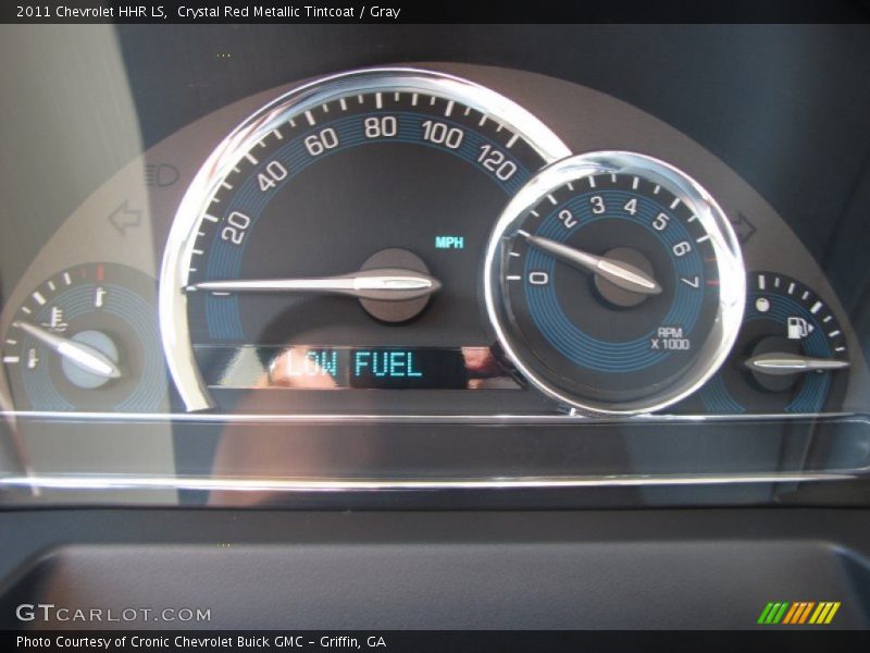 Crystal Red Metallic Tintcoat / Gray 2011 Chevrolet HHR LS