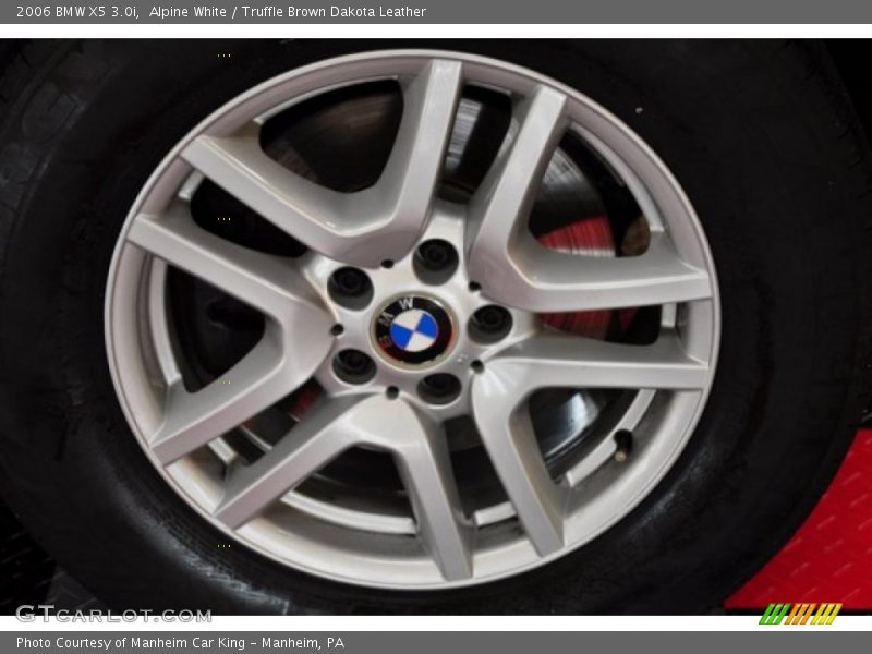 Alpine White / Truffle Brown Dakota Leather 2006 BMW X5 3.0i