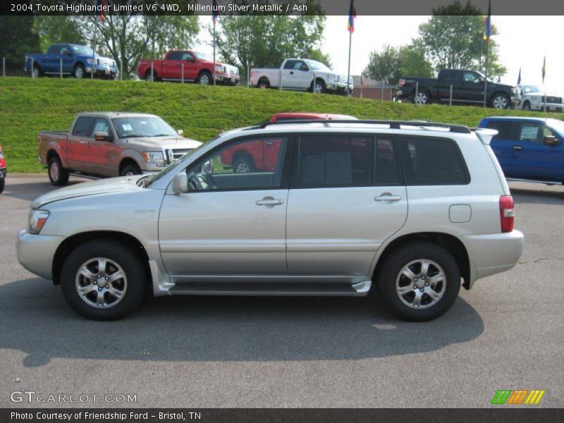 Millenium Silver Metallic / Ash 2004 Toyota Highlander Limited V6 4WD