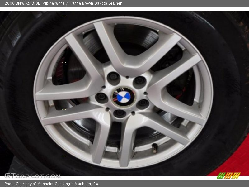 Alpine White / Truffle Brown Dakota Leather 2006 BMW X5 3.0i