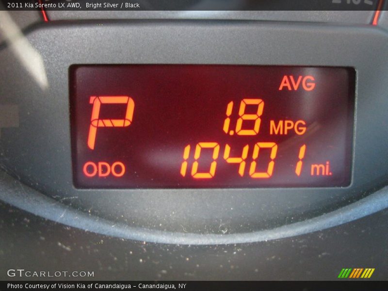 Bright Silver / Black 2011 Kia Sorento LX AWD