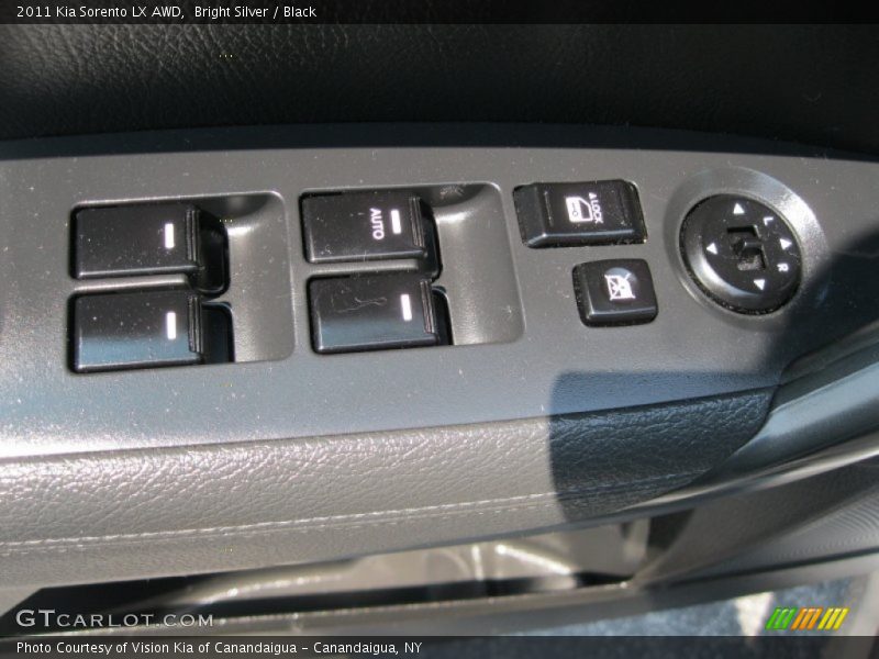 Bright Silver / Black 2011 Kia Sorento LX AWD