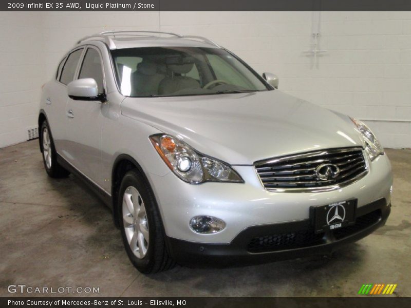 Liquid Platinum / Stone 2009 Infiniti EX 35 AWD