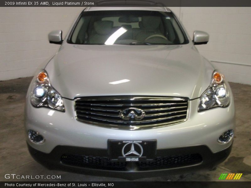 Liquid Platinum / Stone 2009 Infiniti EX 35 AWD