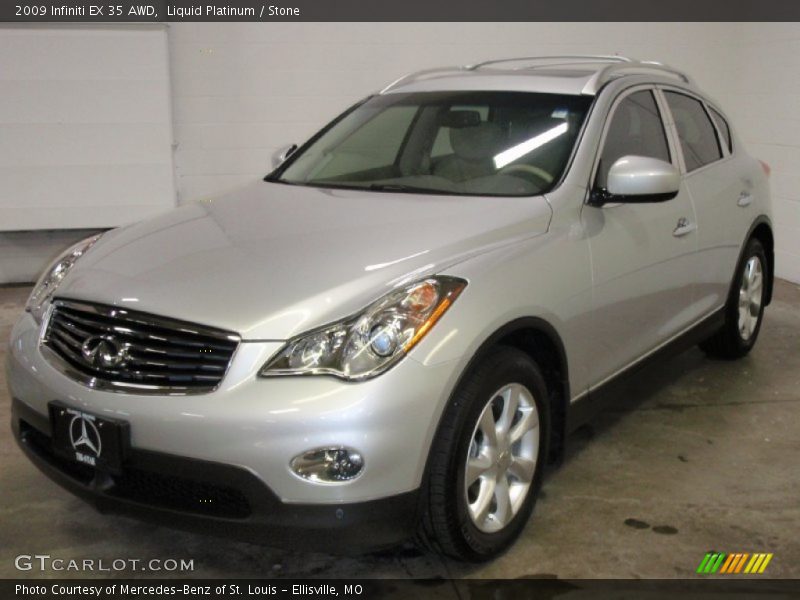 Liquid Platinum / Stone 2009 Infiniti EX 35 AWD
