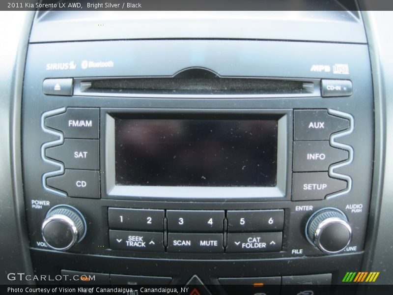 Bright Silver / Black 2011 Kia Sorento LX AWD