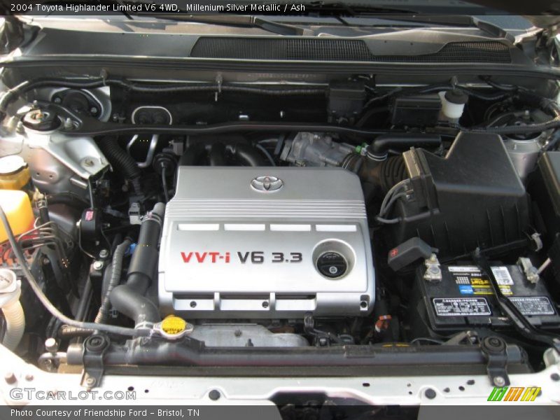 Millenium Silver Metallic / Ash 2004 Toyota Highlander Limited V6 4WD