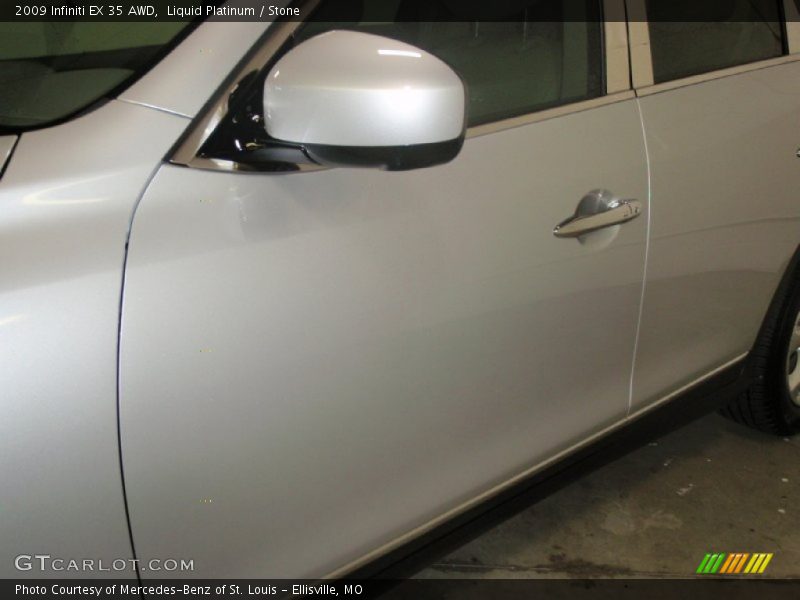 Liquid Platinum / Stone 2009 Infiniti EX 35 AWD