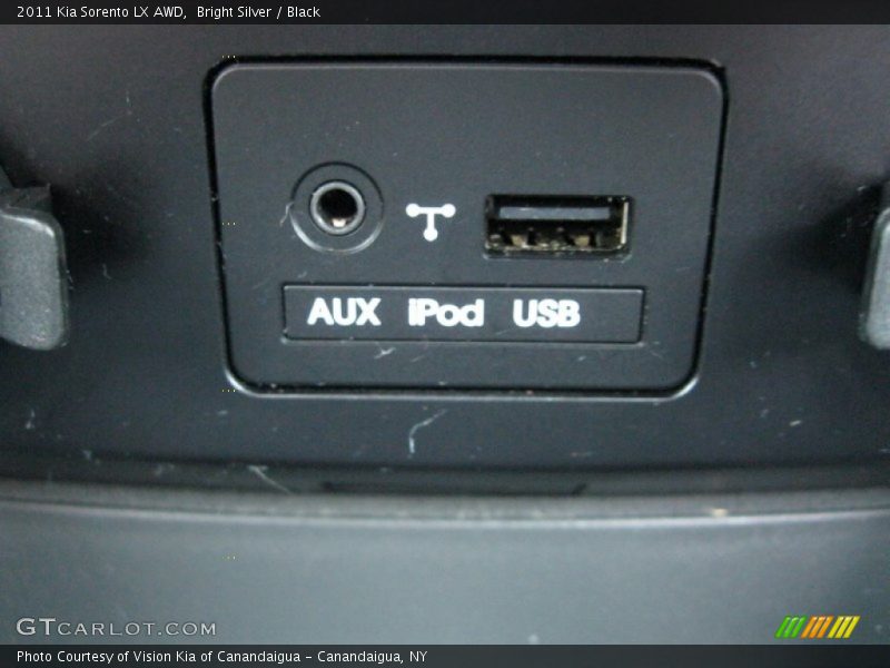 Bright Silver / Black 2011 Kia Sorento LX AWD