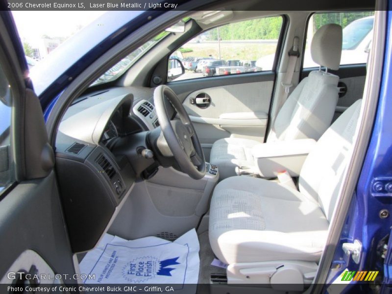 Laser Blue Metallic / Light Gray 2006 Chevrolet Equinox LS