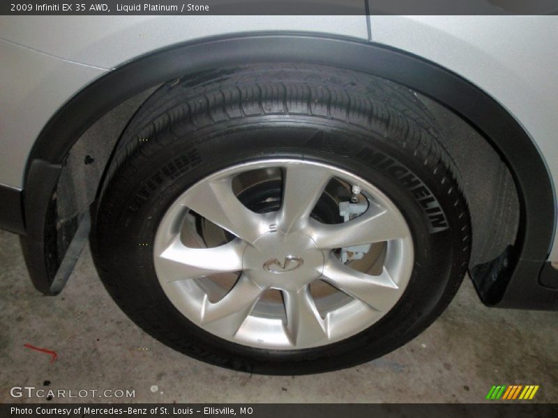 Liquid Platinum / Stone 2009 Infiniti EX 35 AWD